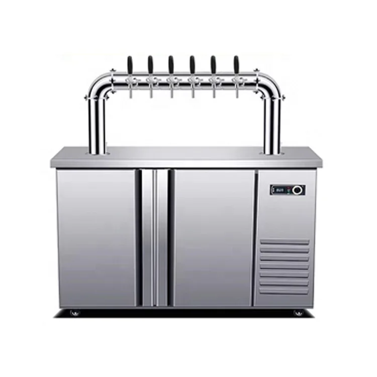

Air-cooled Fully Automatic Craft Beer Sales Brewing Equipment Two-in-one Commercial Beer Machine Draft Beer Refrigerator