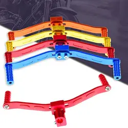 Motorcycle Universal Double-headed Gear Shift Lever Aluminum Alloy Footrest Pedal Shifter For Motorbike Retrofit