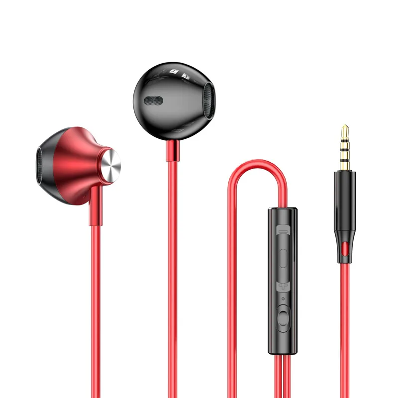 In-ear bedrade hoofdtelefoon HiFi muziek oordopjes Handenvrij oortelefoon Type-C 3,5 mm met microfoon Bedrade oordopjes voor Samsung Xiaomi tabletlaptop