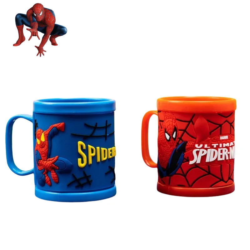 Marvel Spider-Man anime cartoon two-dimensional boy wash cup personality handsome children's anti-fall tooth tank water cup