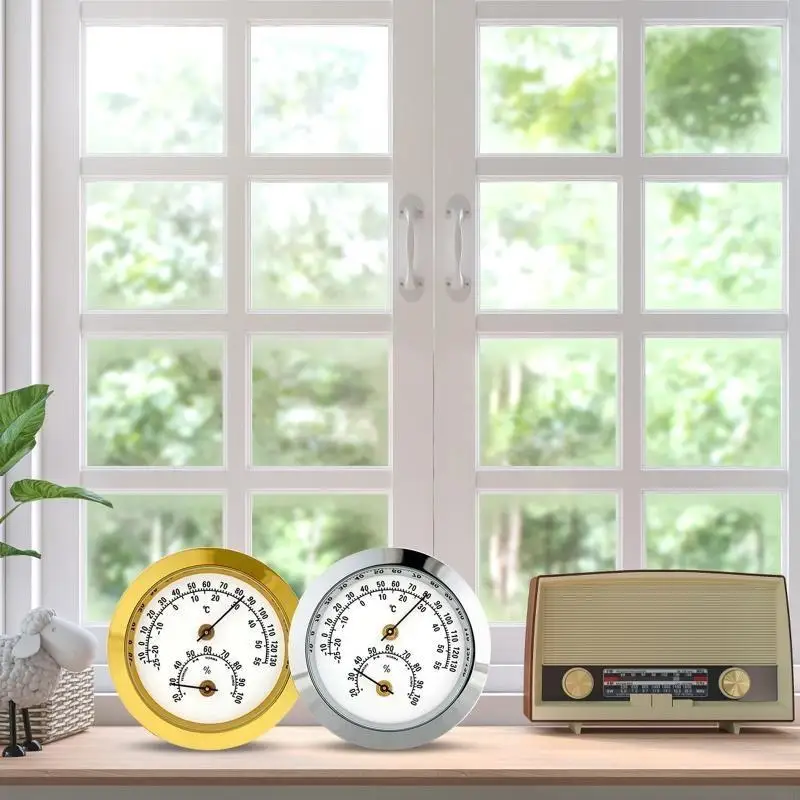 Indoor Outdoor Hygrometer Thermometer Temperature Monitor Analog Hygrometer B95B