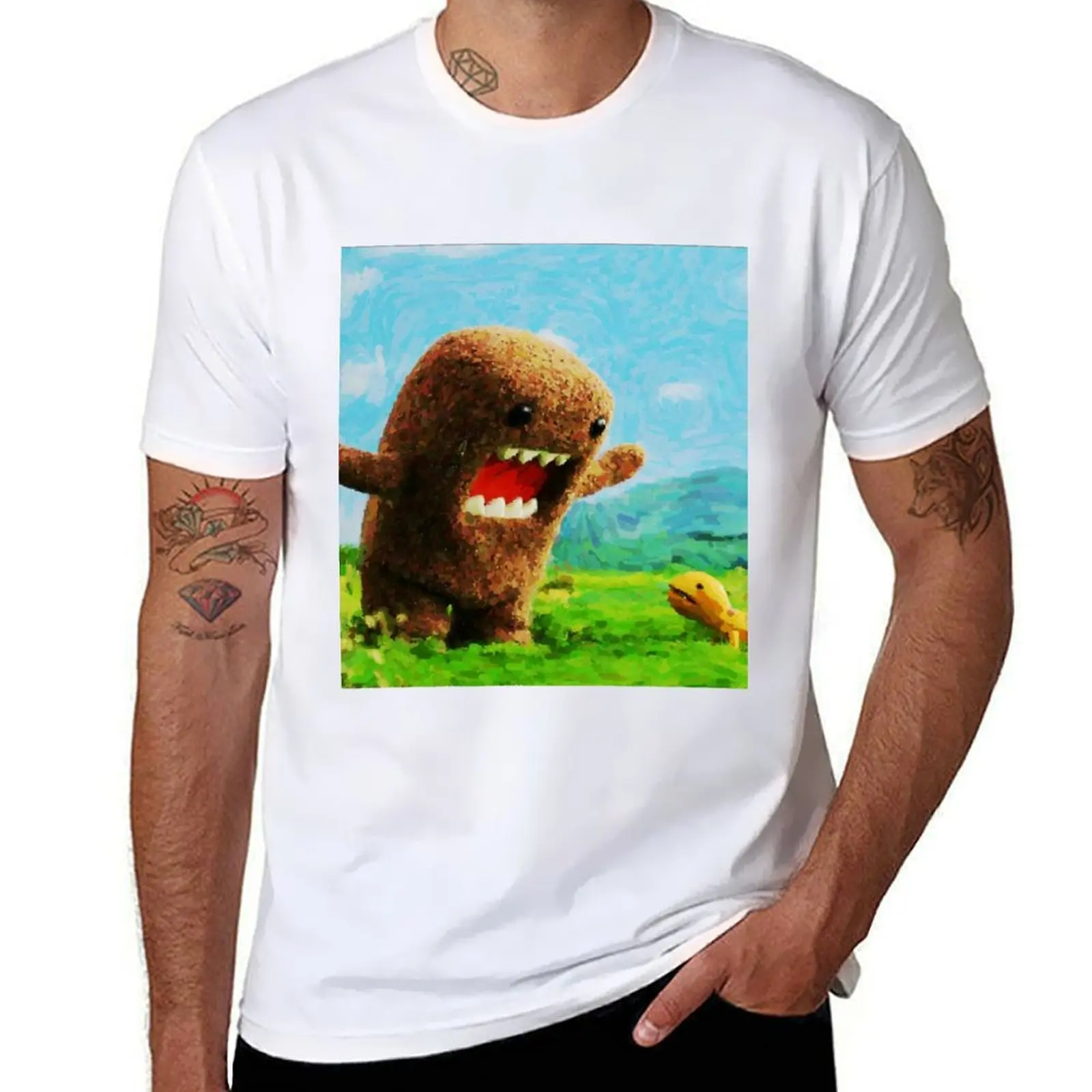 

luxury anime Domo t T-Shirt tshirt brand for shirts Kun man quality high man t man shirts