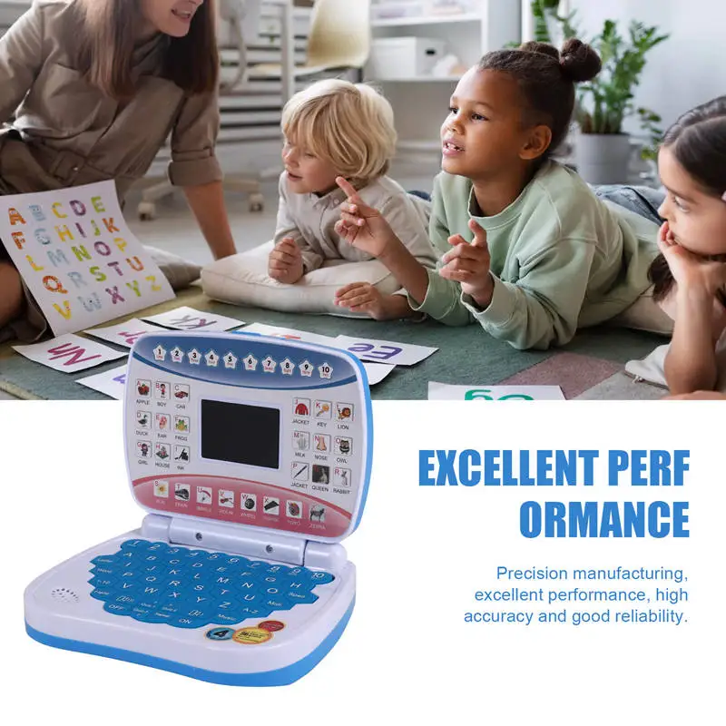 Machine d'apprentissage électronique pour enfants, ordinateur portable, jouets éducatifs préscolaires, cadeau pour tout-petits