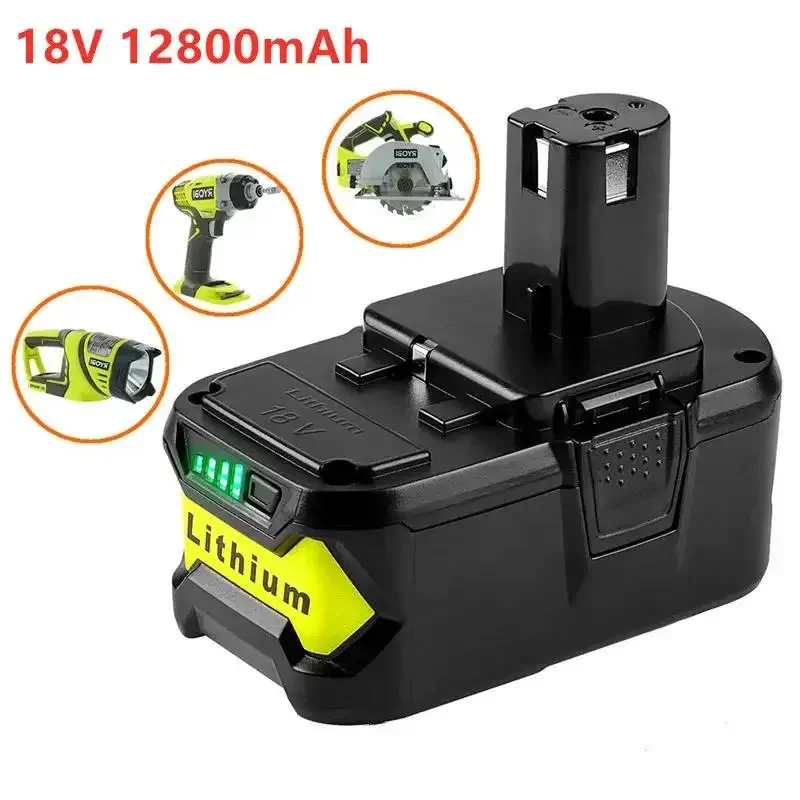 18V 18 Ah Li-Ion Battery for Ryobi ONE + cordless Power Tool BPL1820 P108 P109 P106 P105 P104 p103 RB18L50 RB18L40