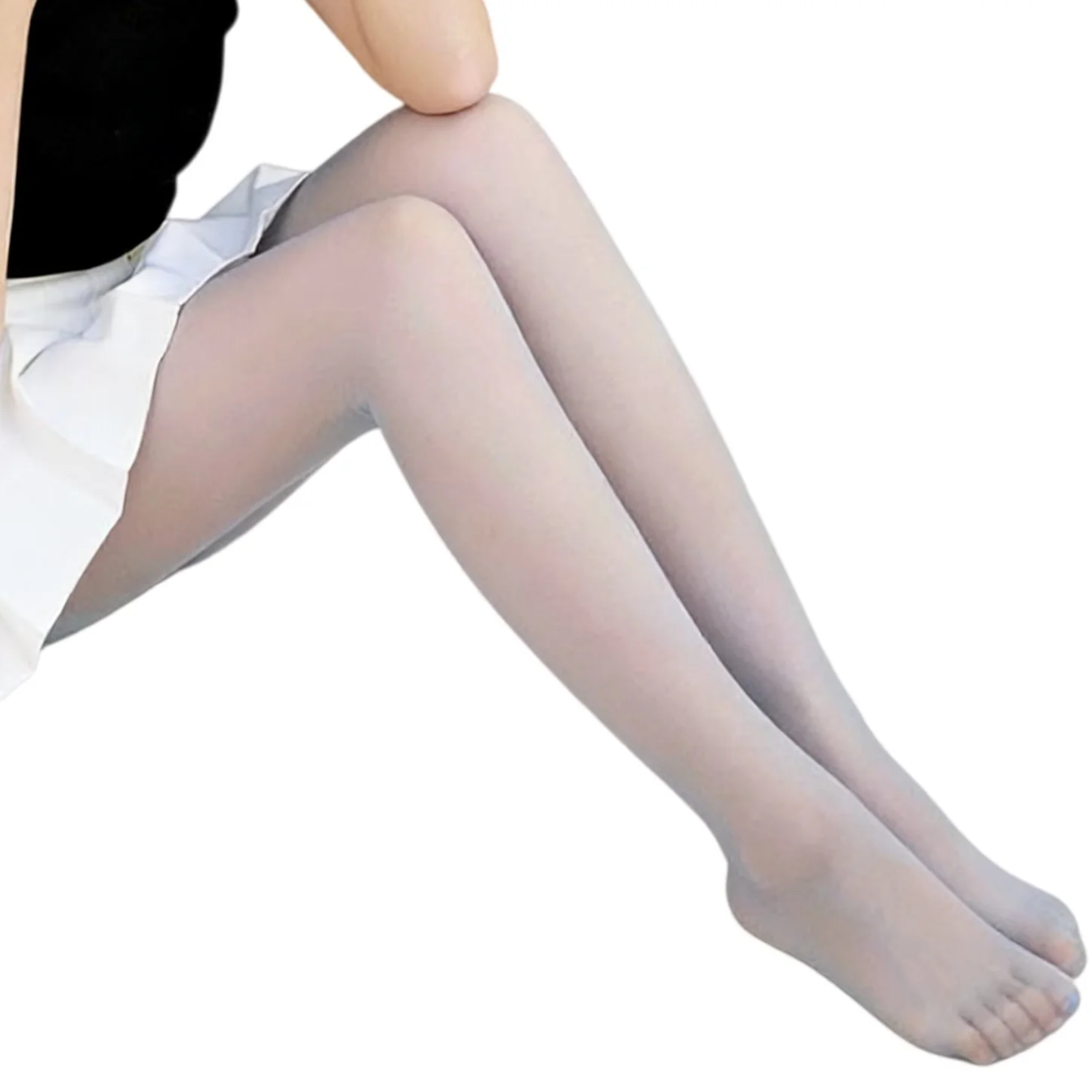 

2026 New Stretchy Black Sexy silk Pantyhose Plus Size Body Stockings Sheer Seamless High Waist Female Tights summer