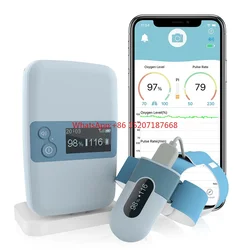 Viatom Babyo2 S2 Rechargeable Bluetooth Smart Audio Reminder Wearable Baby Spo2 Sleep Heart Rate Infant Blood Oxygen Monitor