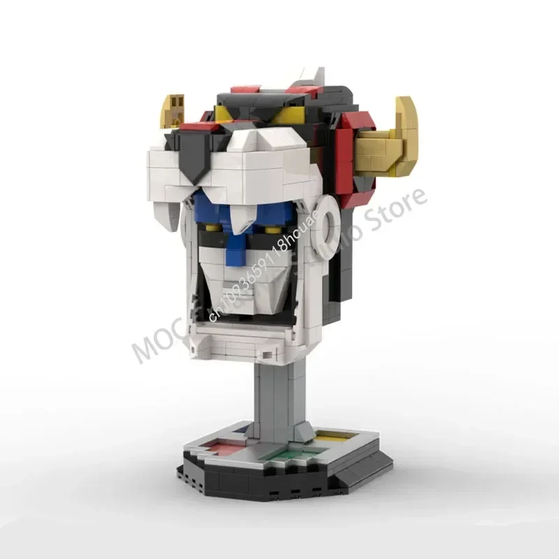 

NEW767PCS MOC Научная фантастика Фильмы Голова Вольтрона Шлем Серия Строительные блоки Модель DIY Игрушки Фестивальные подарки DIY