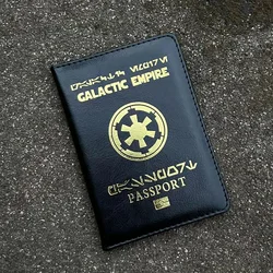 Funda para pasaporte de Imperio Galáctico, Cartera de viaje con estrellas, organizador de documentos, fundas para pasaportes