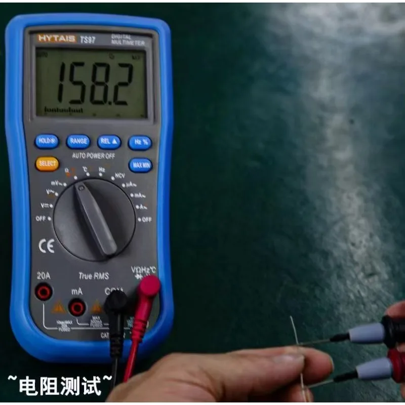 Цифровой мультиметр TS97, автоматический диапазон, истинное среднеквадратичное значение, 4000 отсчетов, измеритель сопротивления, емкости, напряжения и тока