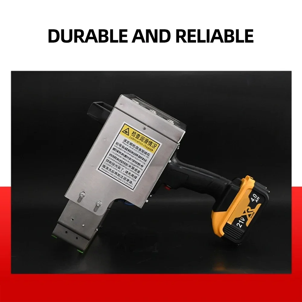 Electric marking machine Lithium battery integrated Metal coding touch screen machine Handheld steel plate marking machine