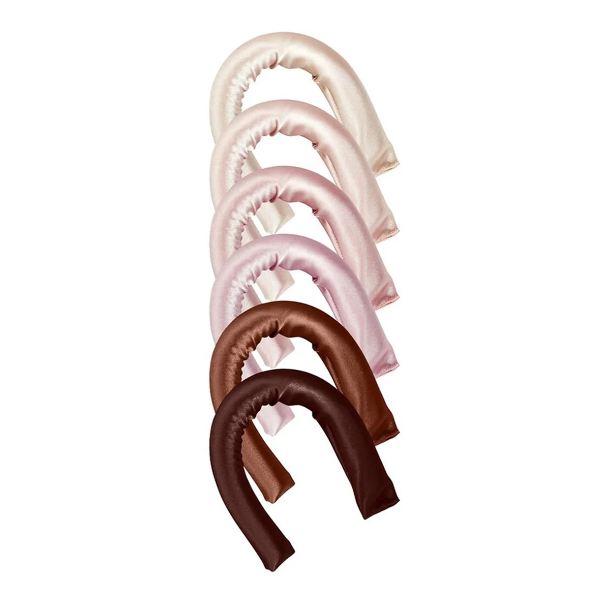 

curling hair tools 6-Color Rubber Curling Iron Set Boxed Hair Curling Tool Used