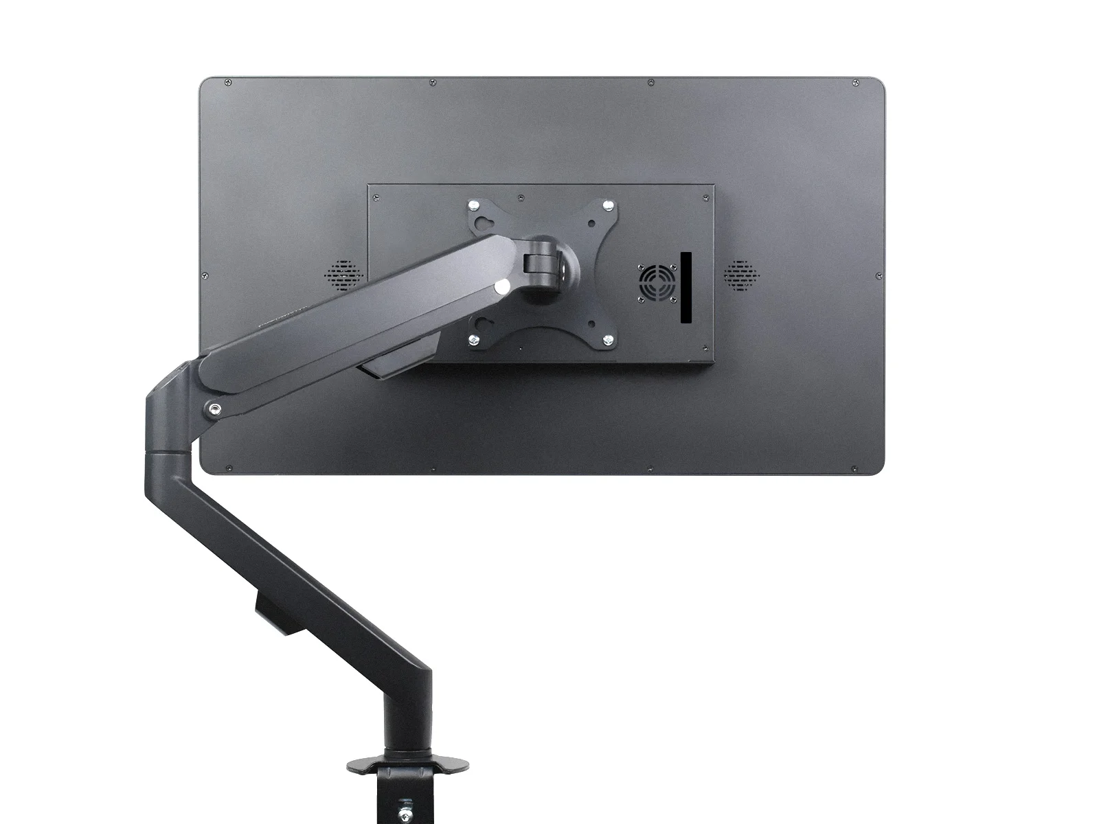 Gas Spring Monitor Arm For 17~30 Inch Display Monitor, Free Height Adjustment, Supports Multi-Angle Rotation And Expansion