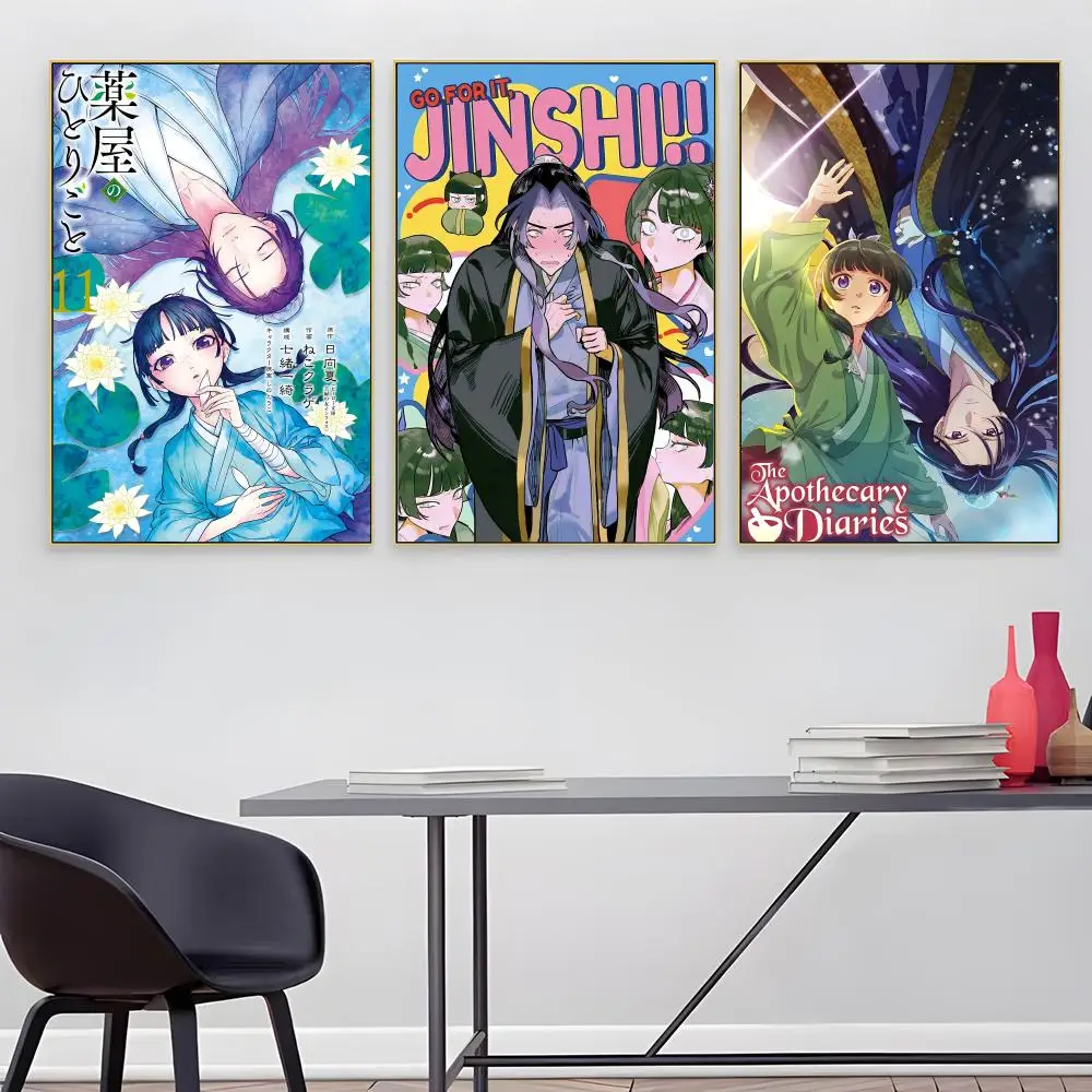 The Apothecary Diaries Anime Painting Calligraphy Paper Print Home Living Room Bedroom Entrance Bar Cafe Art Decorative Paintin