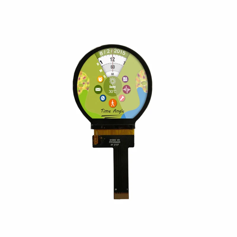 2.1 inch 480*480 ST7701S MIPI Interface TFT LCD  Round IPS Display High Brightness Full Color AI Watch Use High quality Factory
