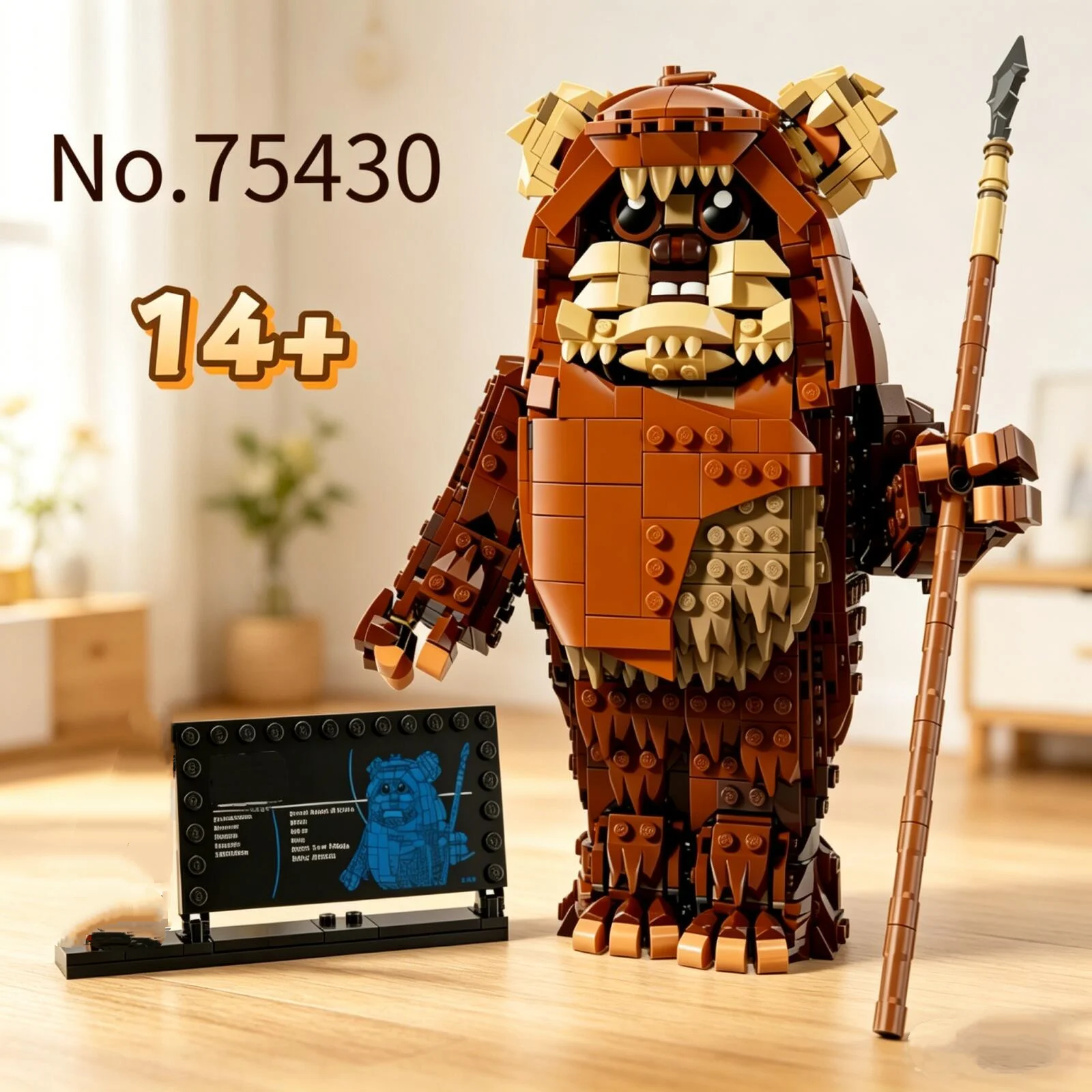 1010pcs UCS Star Interstellar Conflict Wars Wicket Ewok Jungle Warrior Sentinel 75430 Building Block Model Toy For Birthday Gift view 2