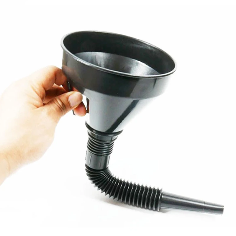 2-In-1 Refueling Funnel with Strainer Can Spout for Oil Water Fuel Petrol Diesel Gasoline for Auto Car Motorcycle Bike Truck ATV