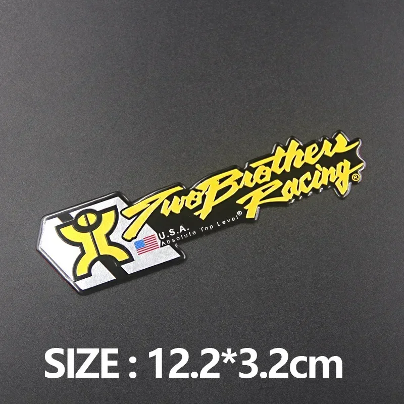 Motorcycle Exhaust Tip Pipe Stickers Moto 3D Heat-resistant Muffler Decals for Yamaha Honda Two Brothers Racing Modified Parts