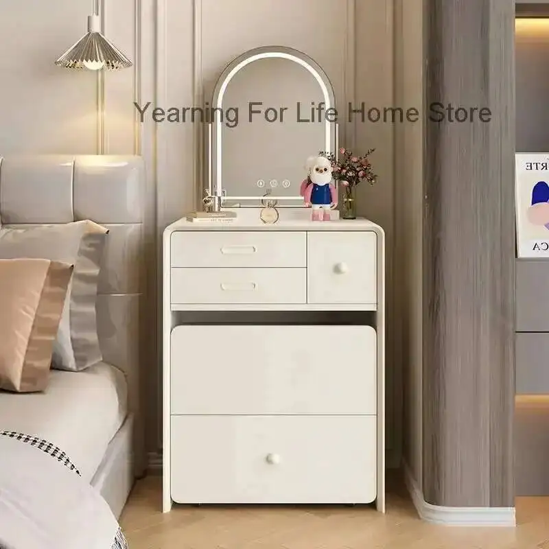 

Storage Celebrity Cream Dressing Internet Table Style Modern Multi-functional Dresser Living Room Meuble De Chambre Decoration