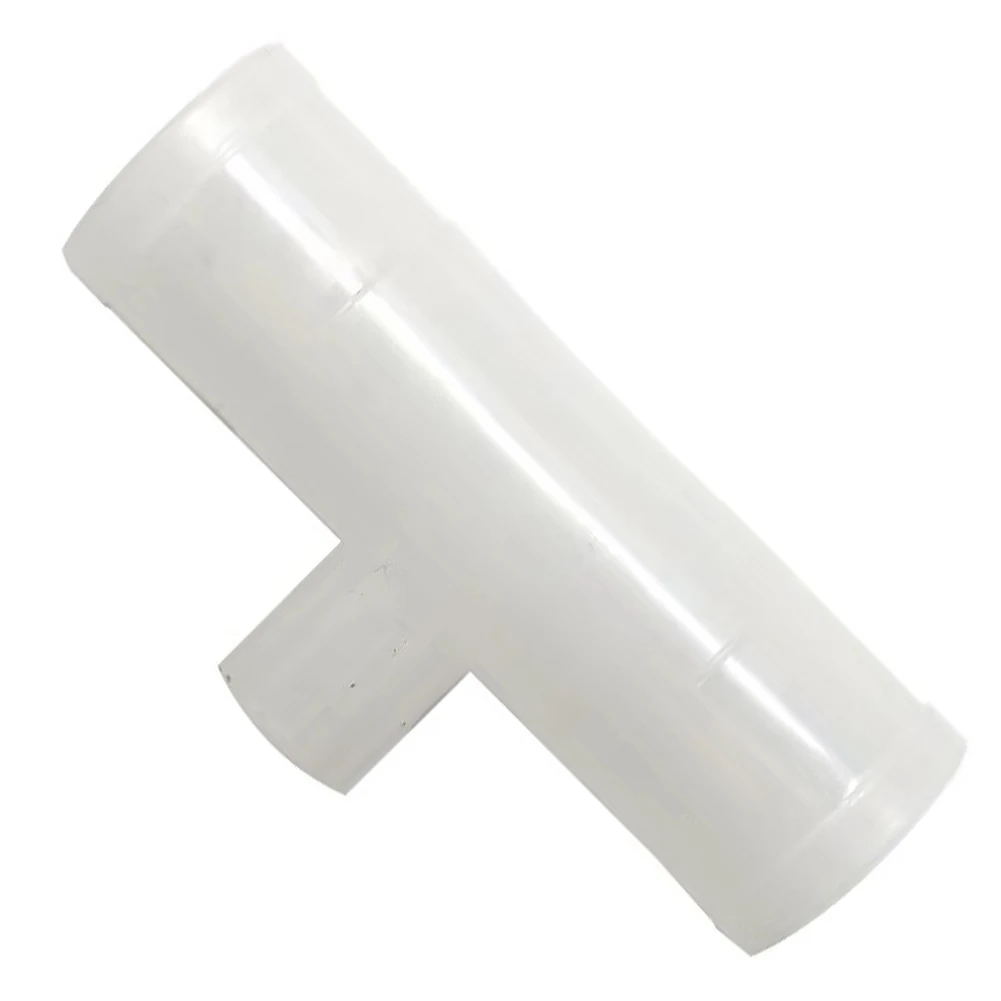 6pcs Tee PVC Pipe Fitting 20mm Plastic 3 Way Tee Slip Connector Bird Drinker PVC Tee Fittings for Threaded Poultry Nipples