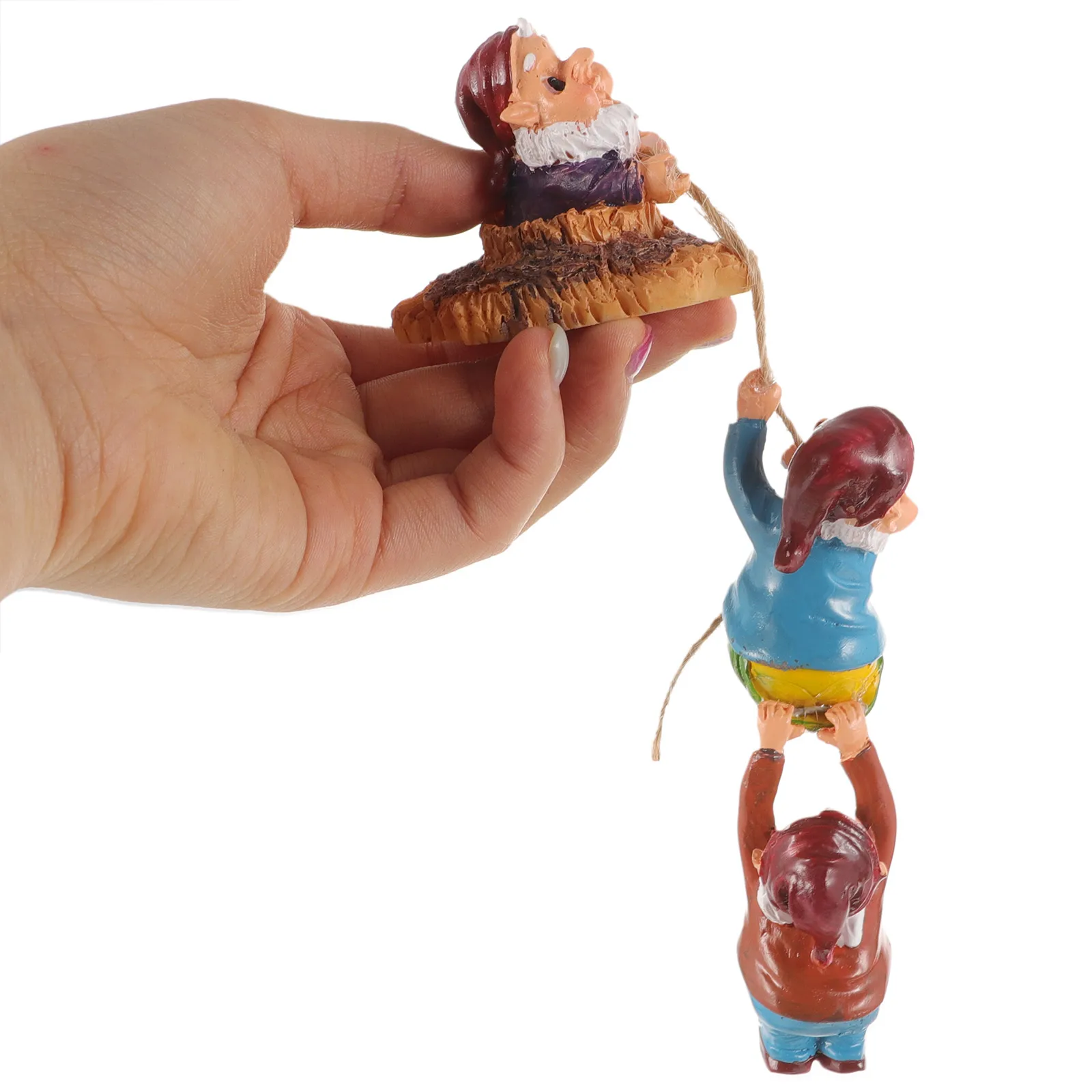 

Handmade Climbing Garden Dwarf Resin Adornment Unique Design Gnome Statue for Outdoor Decorations Garden Decoration Outdoor