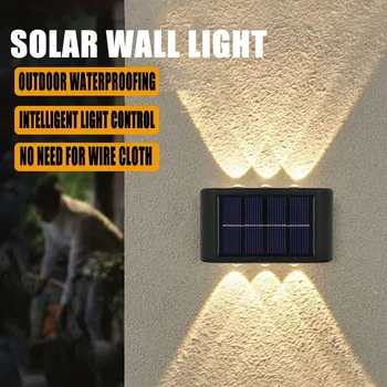 Lumière LED solaire, applique murale extérieure étanche, écl...