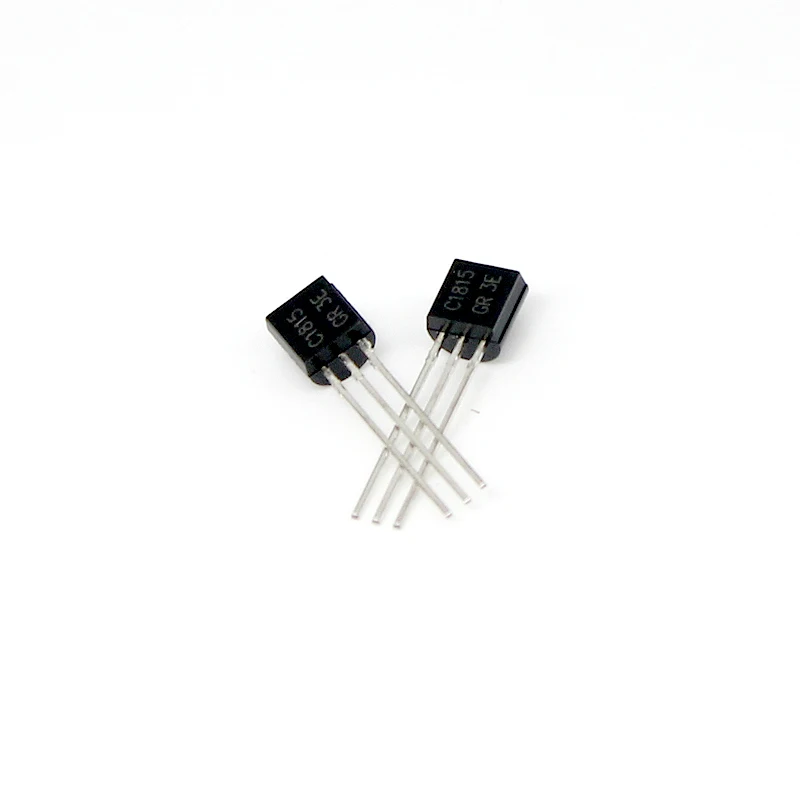 Transistores de silicona NPN C1815, conjunto de amplificadores TO-92, 50v, 150mA, componente electrónico, BJT triodo, en Stock, 50 Uds.