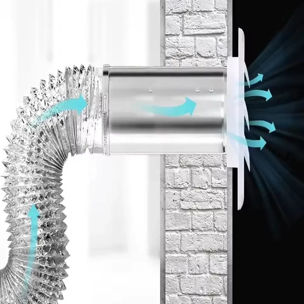 with Insect Screen Air Dryer Vent Cover 150*150mm/200*200mm Exhaust Outlet Ducts Shutter Spare Parts Louver Vent