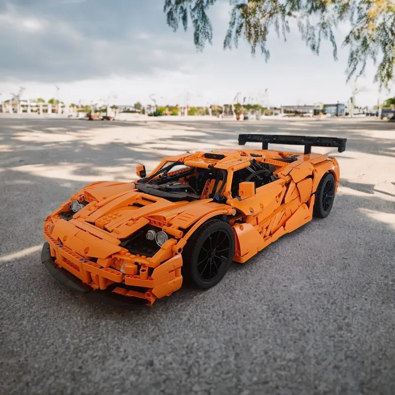 

3171 шт. MOC строительная игрушка Speed Champion McLarensada F1 LM DIY развивающие строительные блоки подарок для детей на день рождения, Рождество