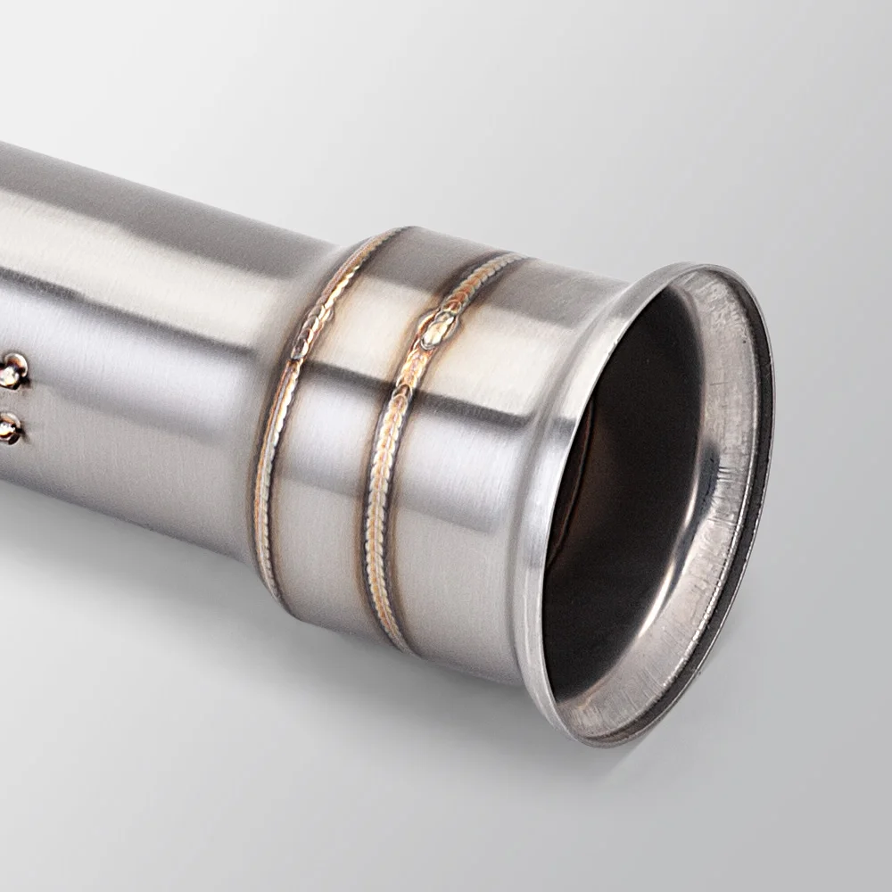 Stainless Steel Mid Link Pipe & Tail Muffler Complete Exhaust Kit, High Performance Exhaust System For  1190 ADV 2013-2019