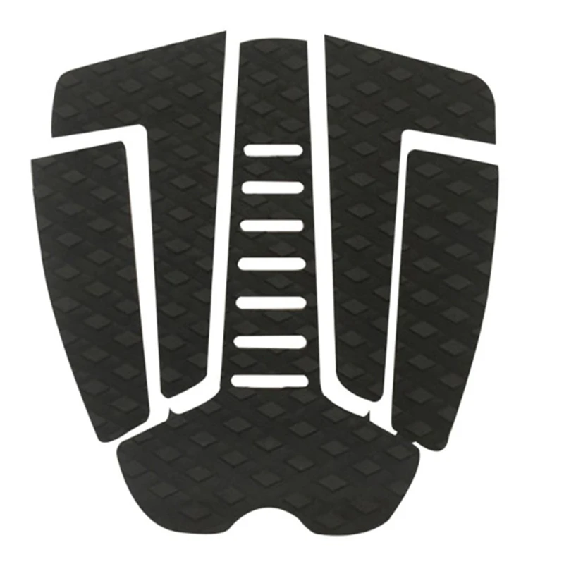 

Сцепляющая Накладка для доски для серфинга, противоскользящая клейкая накладка EVA, задние накладки для серфинга из пяти частей черного цвета с отверстиями