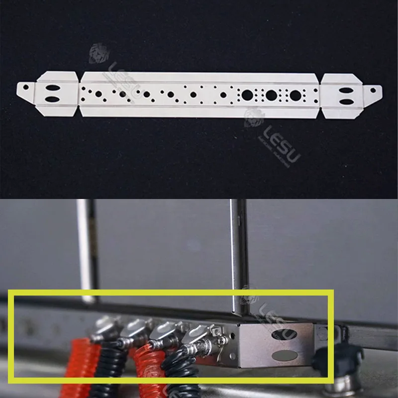 

Metal Cabin Wire Rack Stainless Steel Simulation For 1/14 Tamiya RC Scania 770S For MAN Benz Volvo SCANIA Man Lesu Actros Parts