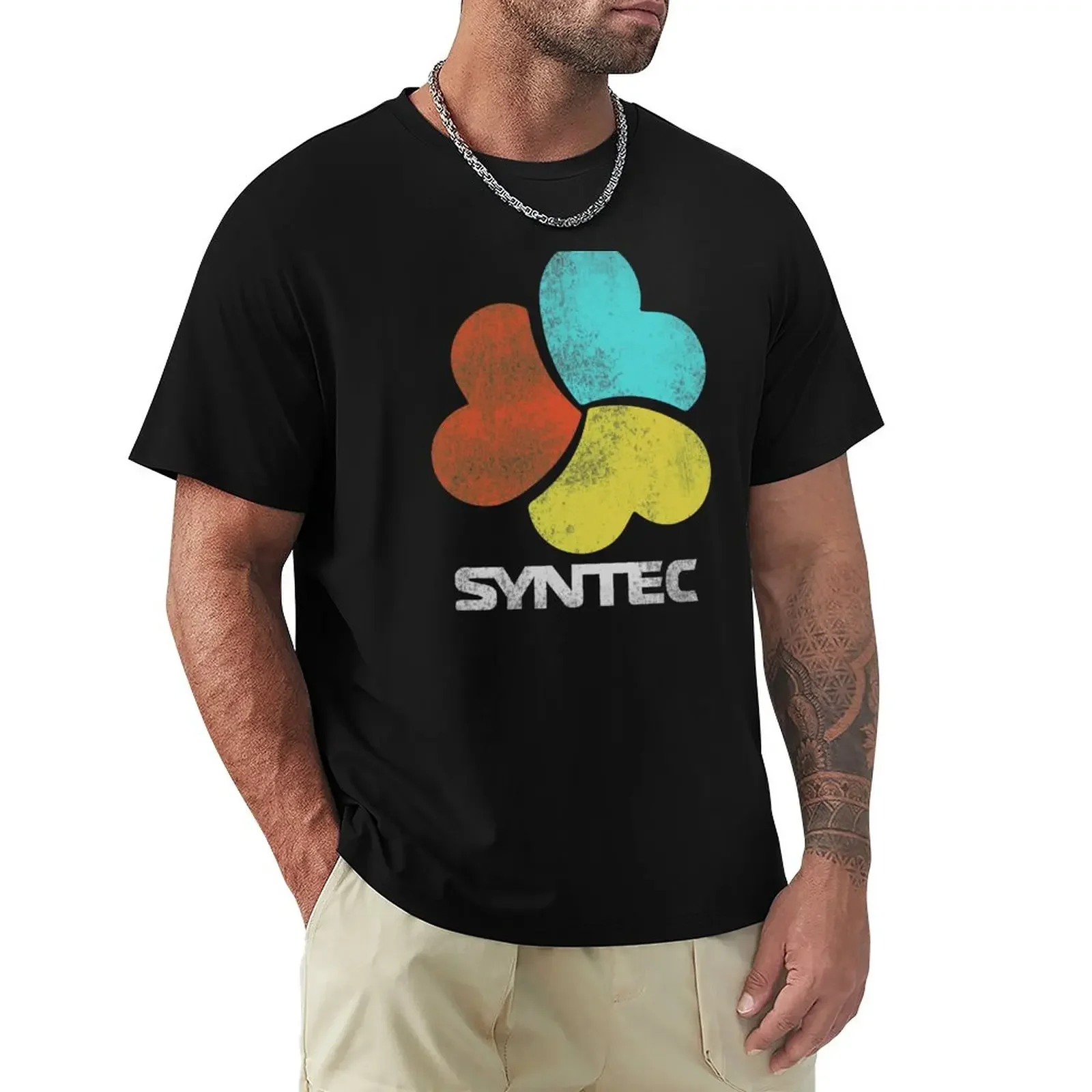 project 863 syntec T-Shirt Short sleeve tee blacks anime mens graphic t-shirts big and tall