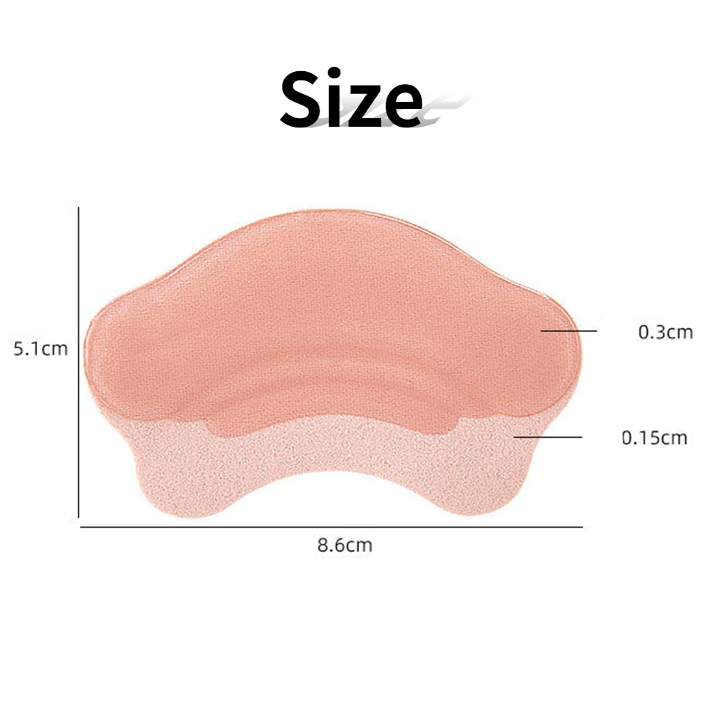 1 Paar Fersen aufkleber Fersen schutz Sneaker Schrumpf größe Einlegesohle Anti-Verschleiß-Füße Schuh pads Größe anpassen High Heel Kissen einsätze