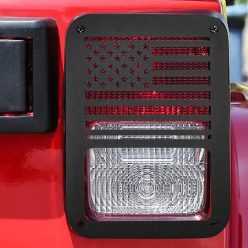 77HF ممارسة تركيب واقي الضوء الخلفي لسيارة الدفع الرباعي 2007 2018 يعزز الموضة الأمنية #3