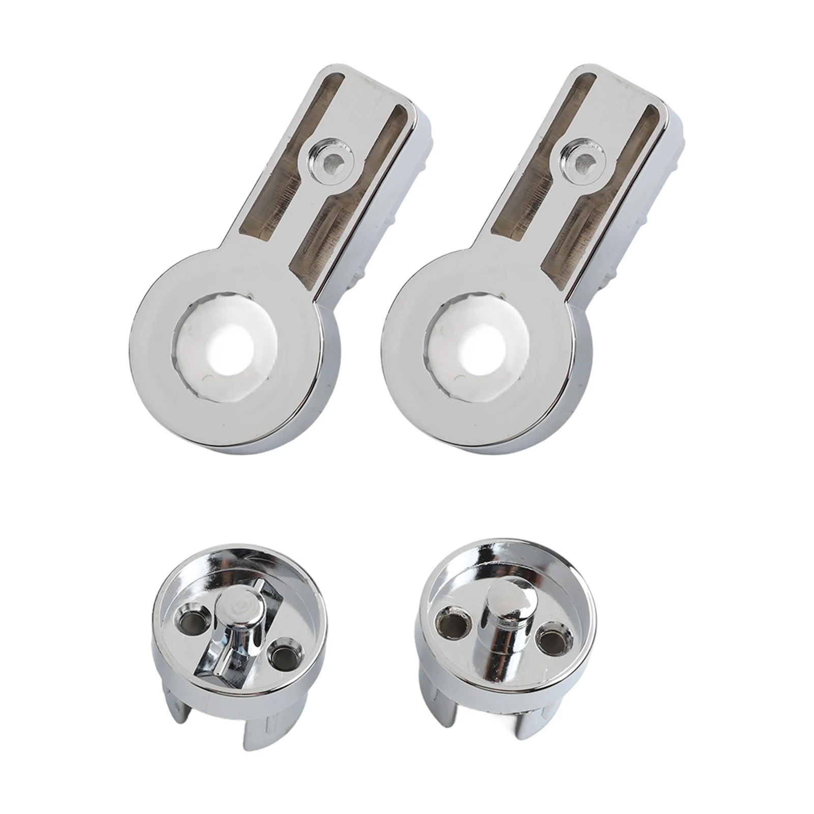 Shower Screen Hinges with Chrome Plating Perfectly Designed ABS Brackets for 6mm Glass Enhances Bathroom Aesthetics
