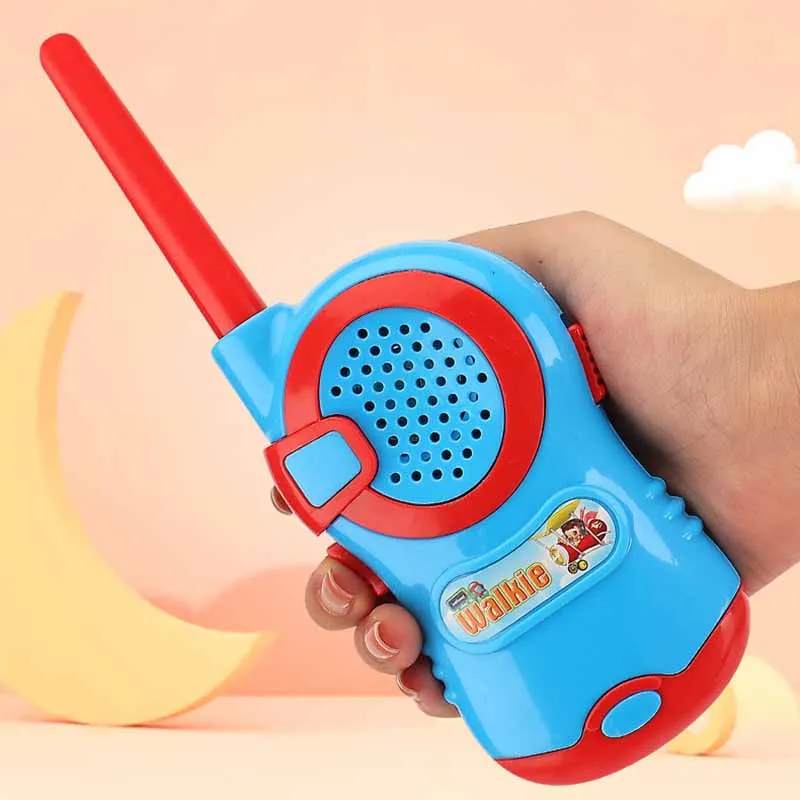 Bambini Outdoor Indoor Cartoon Cute Plastic Walkie-talkie Toys Kids Fun Play House Wireless Call giocattoli di interazione genitore-figlio