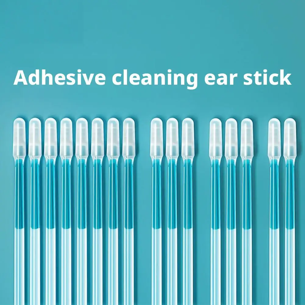 

24Pieces Stickable Sticky Ear Stick Ear Cleanser Soft Silicone Removal Tool Reusable Ear Cleaner Disposable Adhesive Earpick