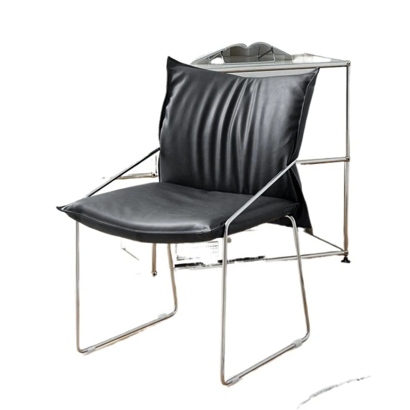 

Nordic Home Light Luxury Dining Chair Antique Designer Simple Modern Leisure Backrest Office Single Chair