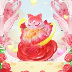 Genuine Ancient Nine Fox Rose Fairy Elevator Blind Box Handmade Nine Tailed Fox Decoration Girl Collection  Gift Cute Fox Toys
