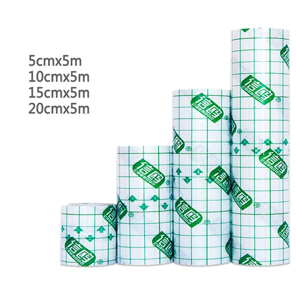 랩 롤 상처 드레싱 고정 테이프, PU 필름, 문신 애프터케어 붕대, 약용 접착 석고, 방수 문신 필름