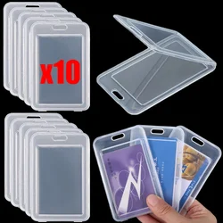 Waterproof Transparent Card Cover Women Men Student Bus Card Holder Case Business Credit Cards Bank ID Card Sleeve Protect