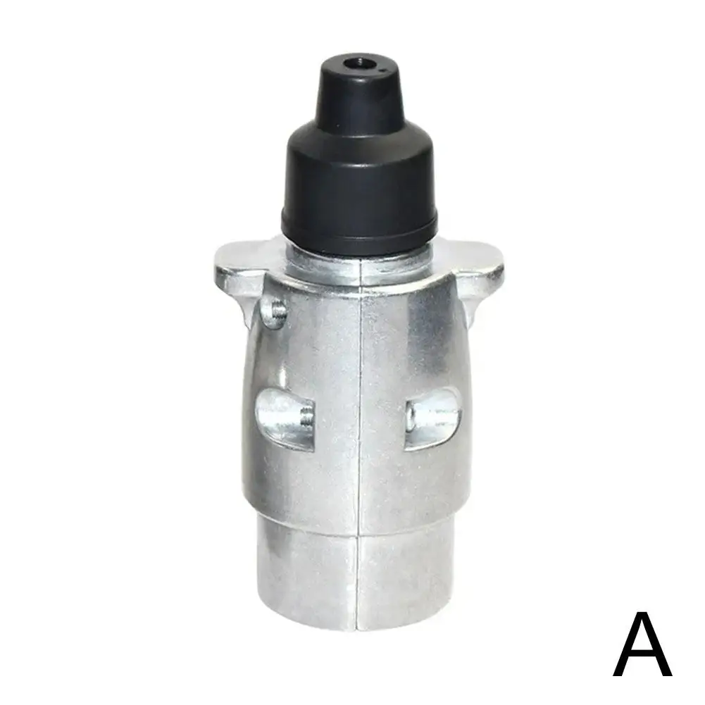 

New Arrival 12V 7 Pin Trailer Plug Socket Set Rubber Seal Car Trailer Coupling Connector EU Plug Durable Trailers Accessories