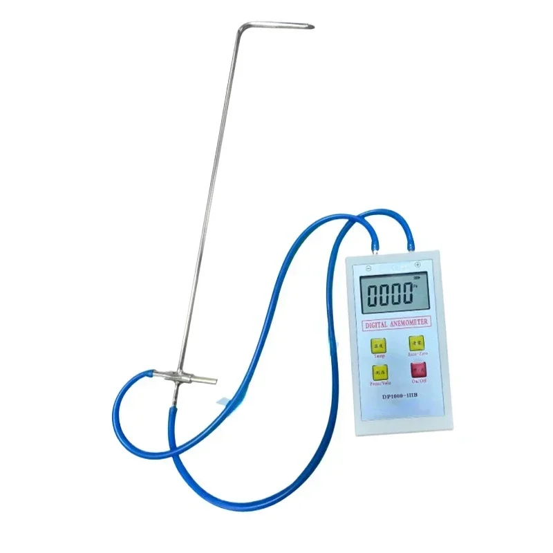 Differential Pressure Gauge Electronic DP1000 Digital Wind Velocity Barometer Piotot Tube Micromanometer