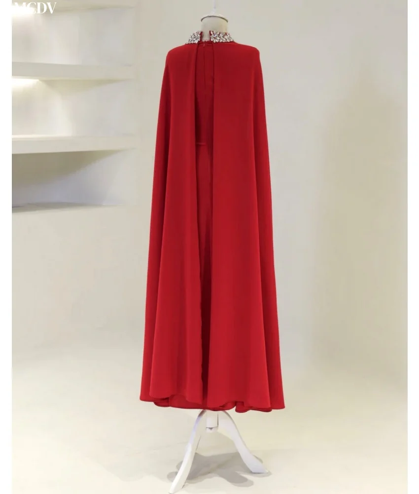 ชุดราตรีทรงเอไลน์ประดับคริสตัลสุดหรู ออกแบบพิเศษ คอทรงโอ แขนยาว ยาวกรอมพื้น สำหรับงานปาร์ตี้ ตัดเย็บตามสั่ง