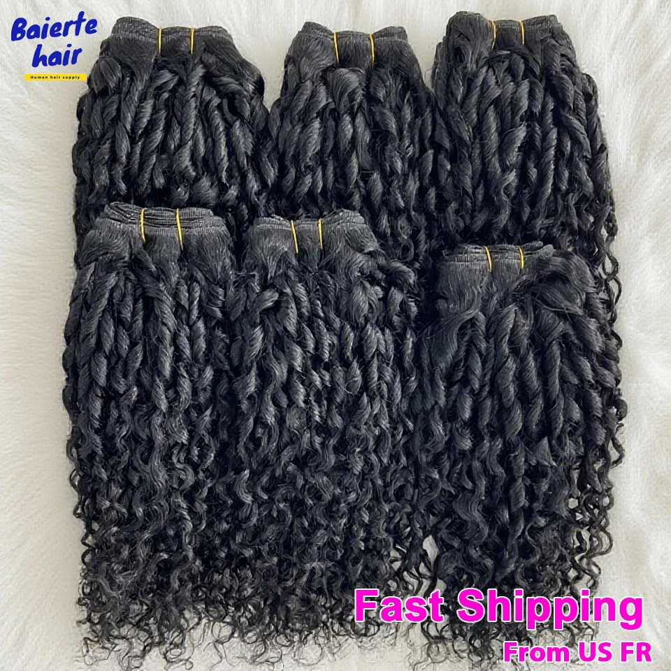 

8-24inch Burmese Pixie Curly Human Hair Bundles Bouncy Afro Kinky Curly Human Hair 3/4 Bundles Deal Virgin Deep Curly Human Hair Extension Wholesale 15A Double Weft Brazilian Jerry Curly Bundle Human Hair Weave Extension
