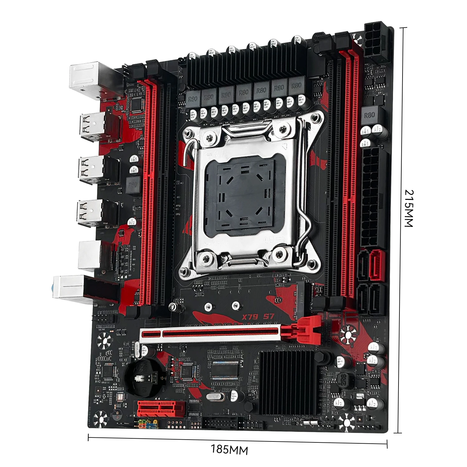 MACHINIST X79 S7 Motherboard, Optional Xeon E5 2650 V2 CPU LGA 2011 Processor and DDR3 16G Memory RAM Kit Set NVME M.2