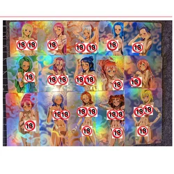 42pcs/set Nami Boa Hancock Mai Shiranui ACG Sexy Nude Toys Hobbies Hobby Collectibles Game Collection Anime Cards