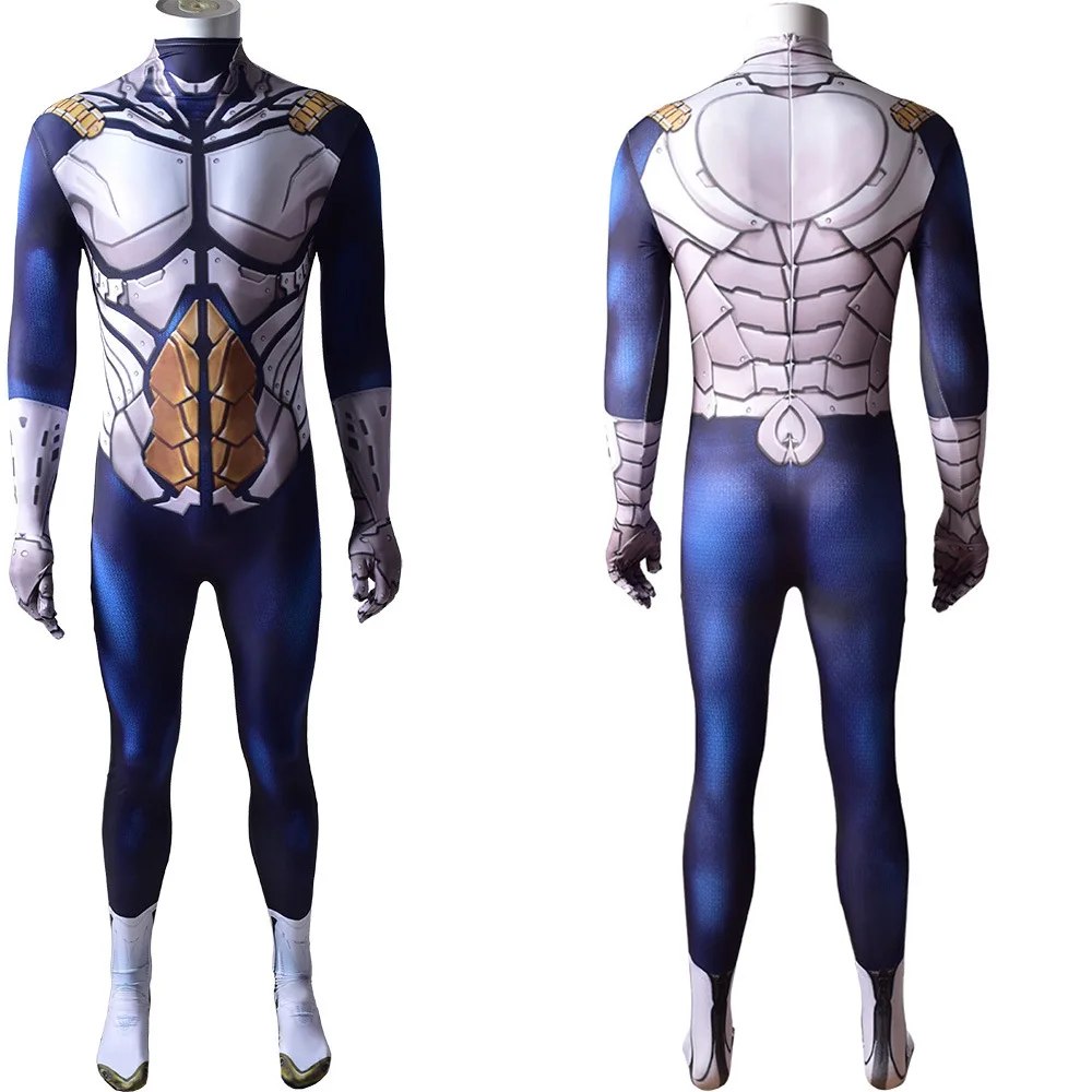 DRAGON BALL Vegeta IV Bodysuit Cosplay Costume Cartoon Uniform Full Set Halloween Party Costumes for Child men and women