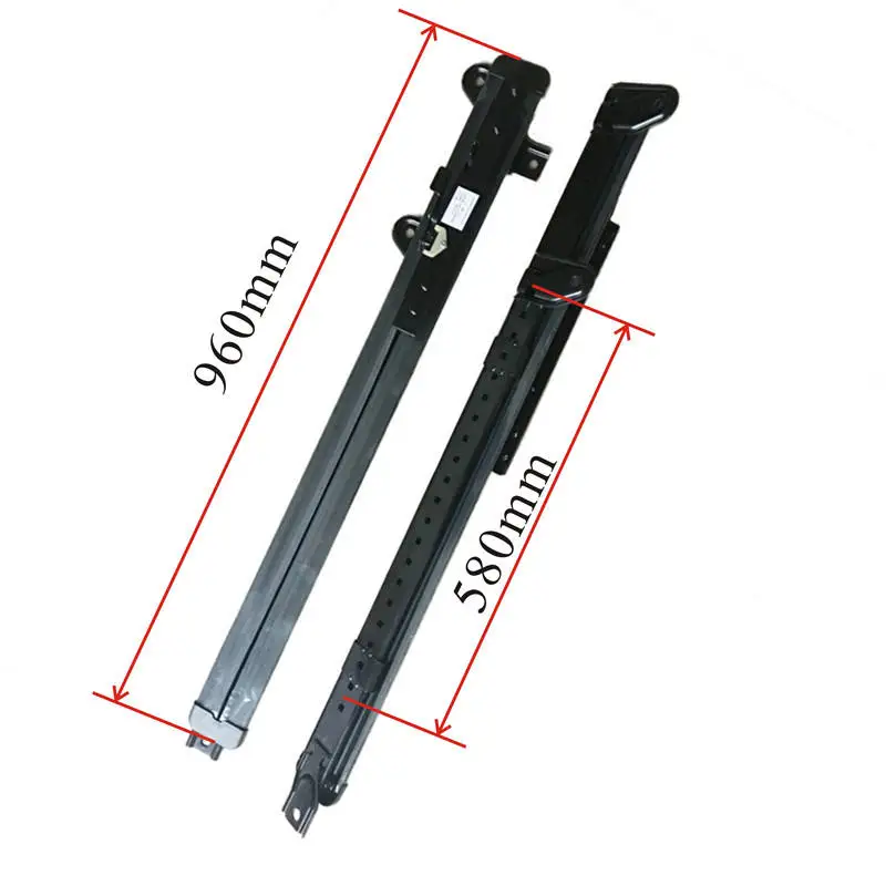 

Motorhome Rear Seat Inlaid Slider On The Floor Campervan Recessed Seat Floor Rail Double Lock Car Seat Sliding With 1000 Mm