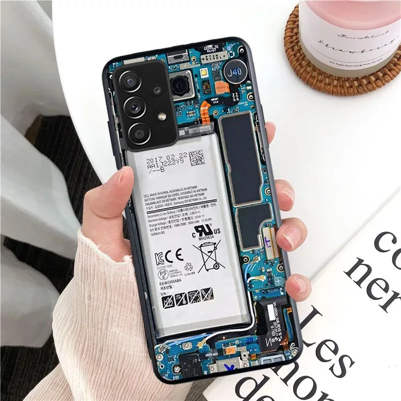 كاسيت الشريط بطارية لعبة الصبي الحال بالنسبة لسامسونج غالاكسي A15 A35 A55 A52 A53 A54 A33 A34 A25 A05S A16 A14 A05 A13 M15 M55 M35